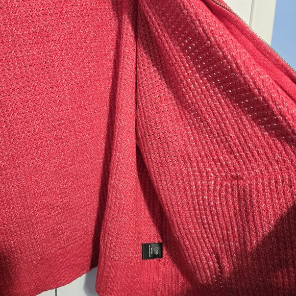 Torrid Women's Vibrant Pink Hooded Cardigan- Size 3X - Picture 5 of 7